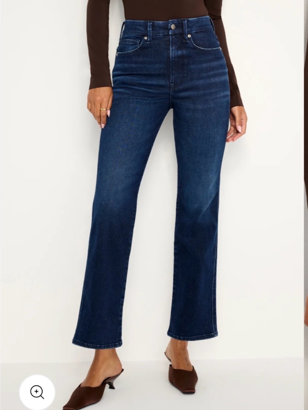 Good American Indigo Curve Straight Women's Jeans